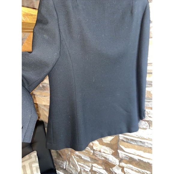 VINTAGE 1970’s Vera Hicks Ernst Strauss Black Skirt Suit Women’s Medium WOW! - Picture 11 of 16